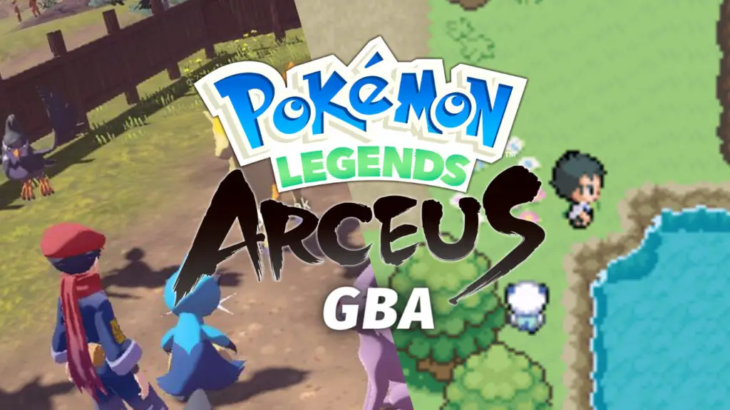 POKEMON LEGENDS ARCEUS AS A GBA ROM HACK! Pokemon Legends Arceus