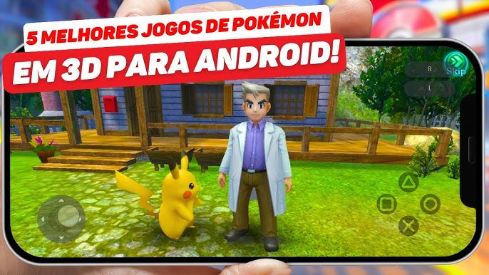 TOP 5 Melhores jogos de pokemon para celular em 3D de 2023
