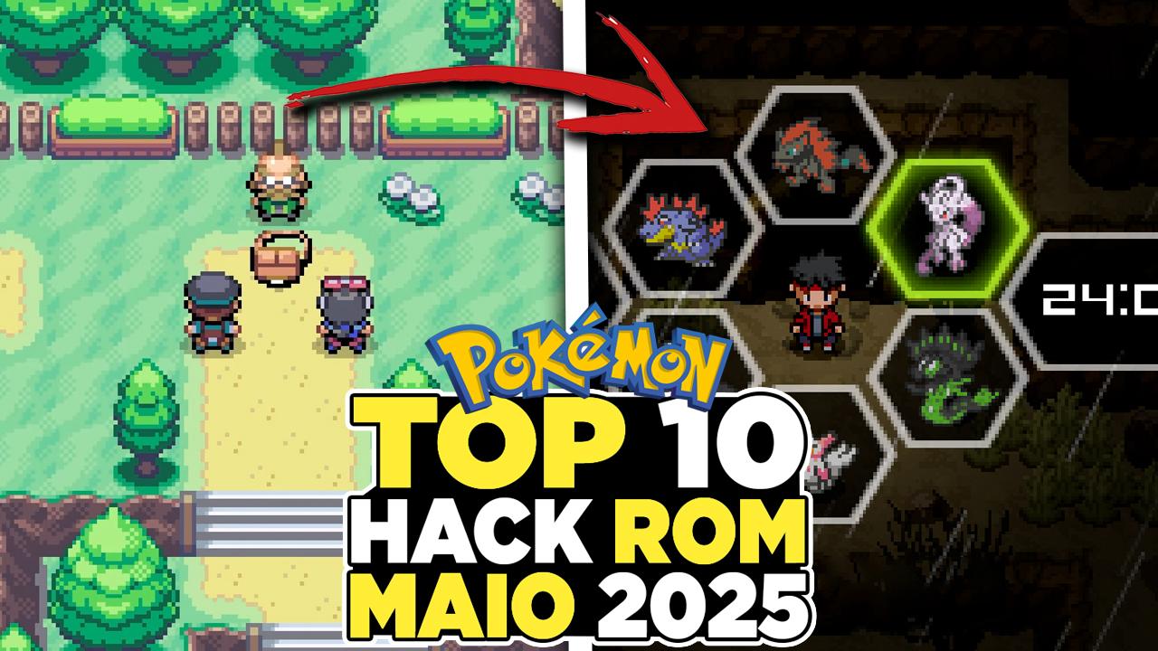 🎮 TOP 10 melhores hack roms de maio 2025!