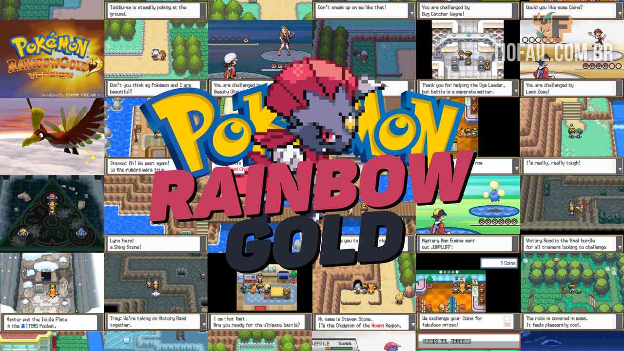 Pokémon Rainbow Gold NDS ROM Hack