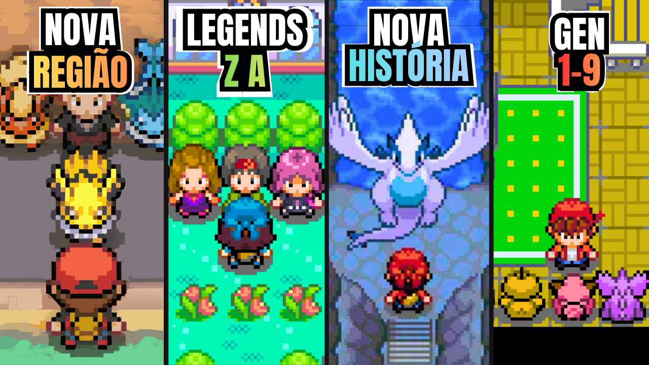 TOP 41 Melhores Hack ROMs de Pokémon de 2025! | Retrospectiva Completa