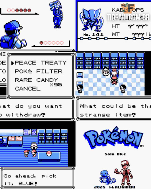 POKEMON SOLO BLUE POKEMON SOLO BLUE
