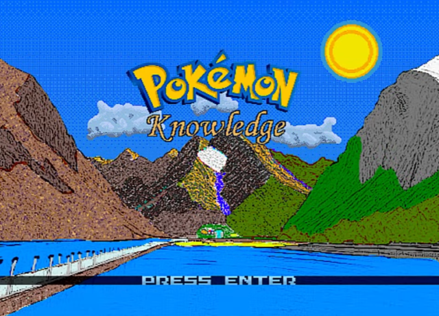 Pokémon Knowledge: Fangame de Pokémon RPGXP